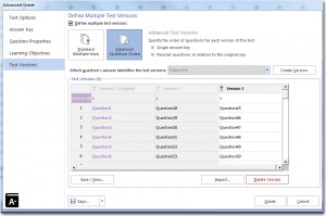 Advanced Answer Key (Question Order) in Remark Office OMR